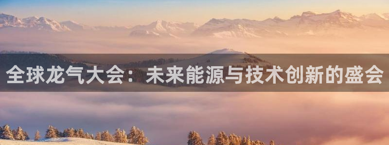 星耀国际2注册：全球龙气大会：未来能源与技术创新的盛会