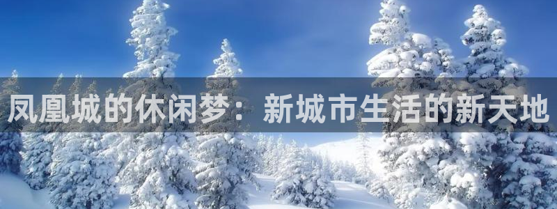 星耀国际体育：凤凰城的休闲梦：新城市生活的新天地